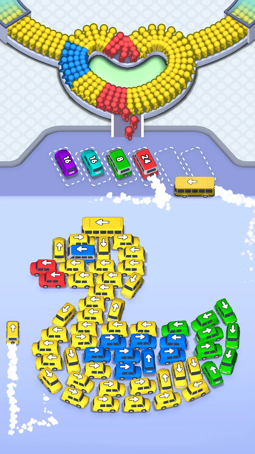 Crowd Escape: Bus Puzzle screenshot